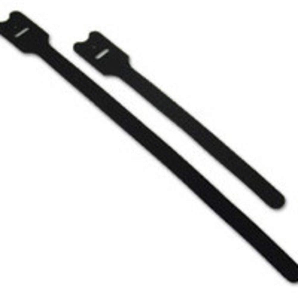 C2G 8in Screw-mountable Hook-and-Loop Cable Tie Multipack - 10 Pack