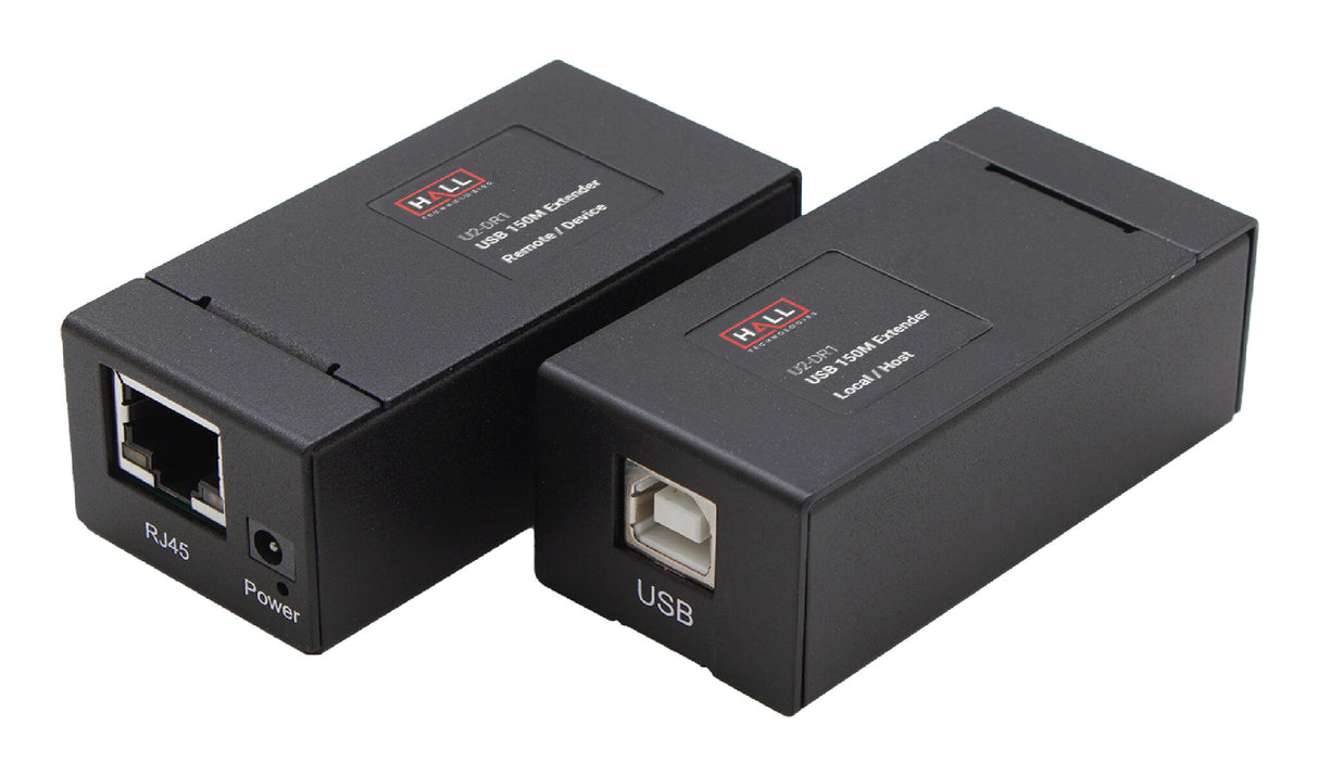 Hall Technologies U2-DR1 AV extender Black