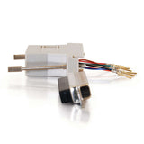 C2G RJ45 to DB25 Male Modular Adapter - Gray