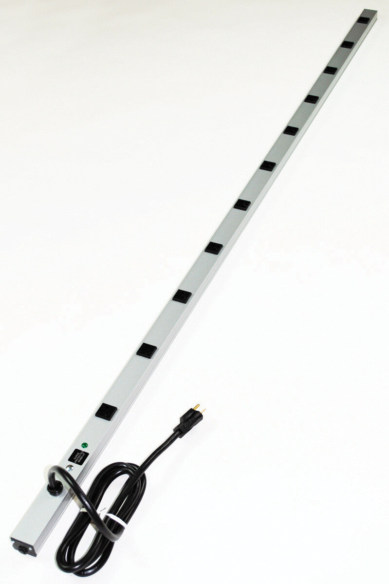 WIREMOLD 7011BDS20R power extension 4.5 m 11 AC outlet(s) Indoor Aluminium, Black