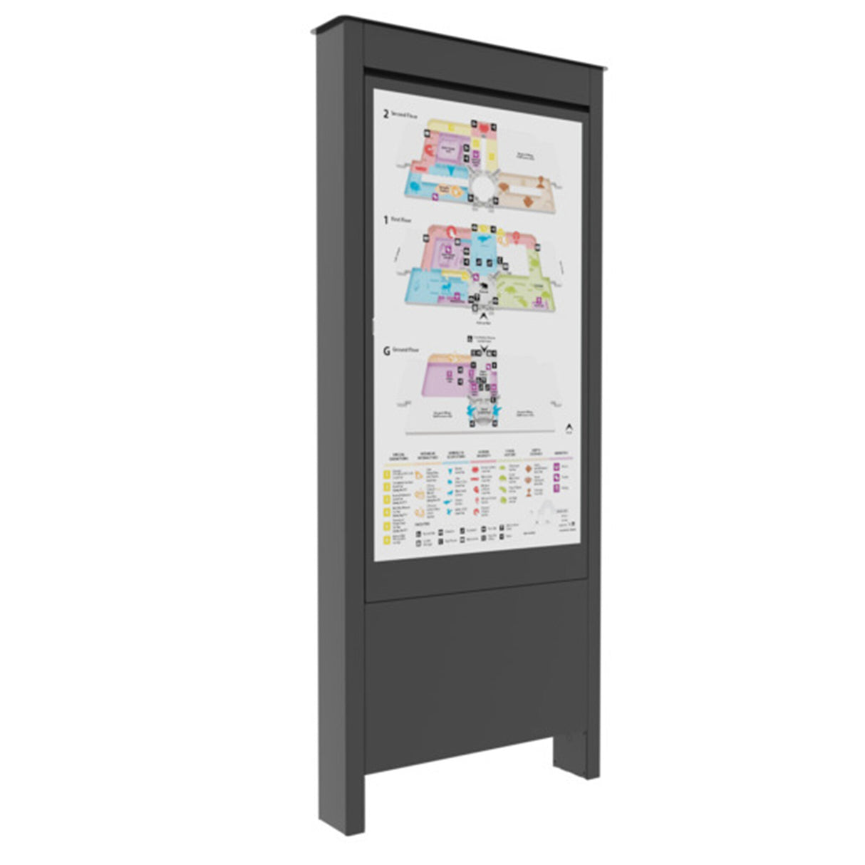 Chief ImpactTM 55 Inch Outdoor Portrait Kiosk, LG XE4F-M Series