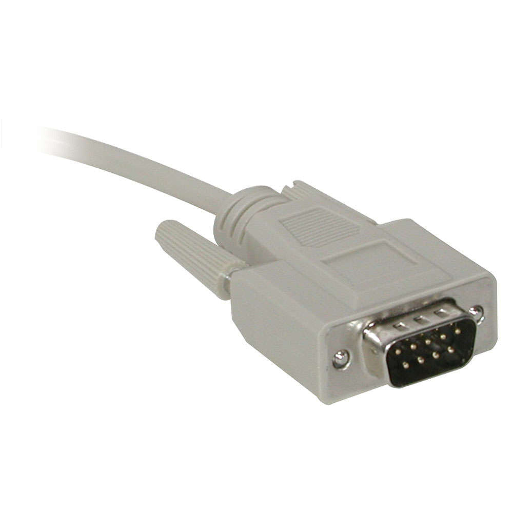 C2G 6ft (1.8m) DB9 M/F Serial RS232 Extension Cable - Black