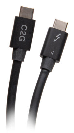 C2G 1.5ft (0.5m) Thunderbolt™ 4 USB-C® Cable (40Gbps)