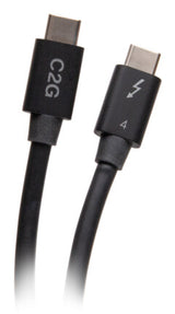 C2G 2.5ft (0.8m) Thunderbolt™ 4 USB-C® Cable (40Gbps)