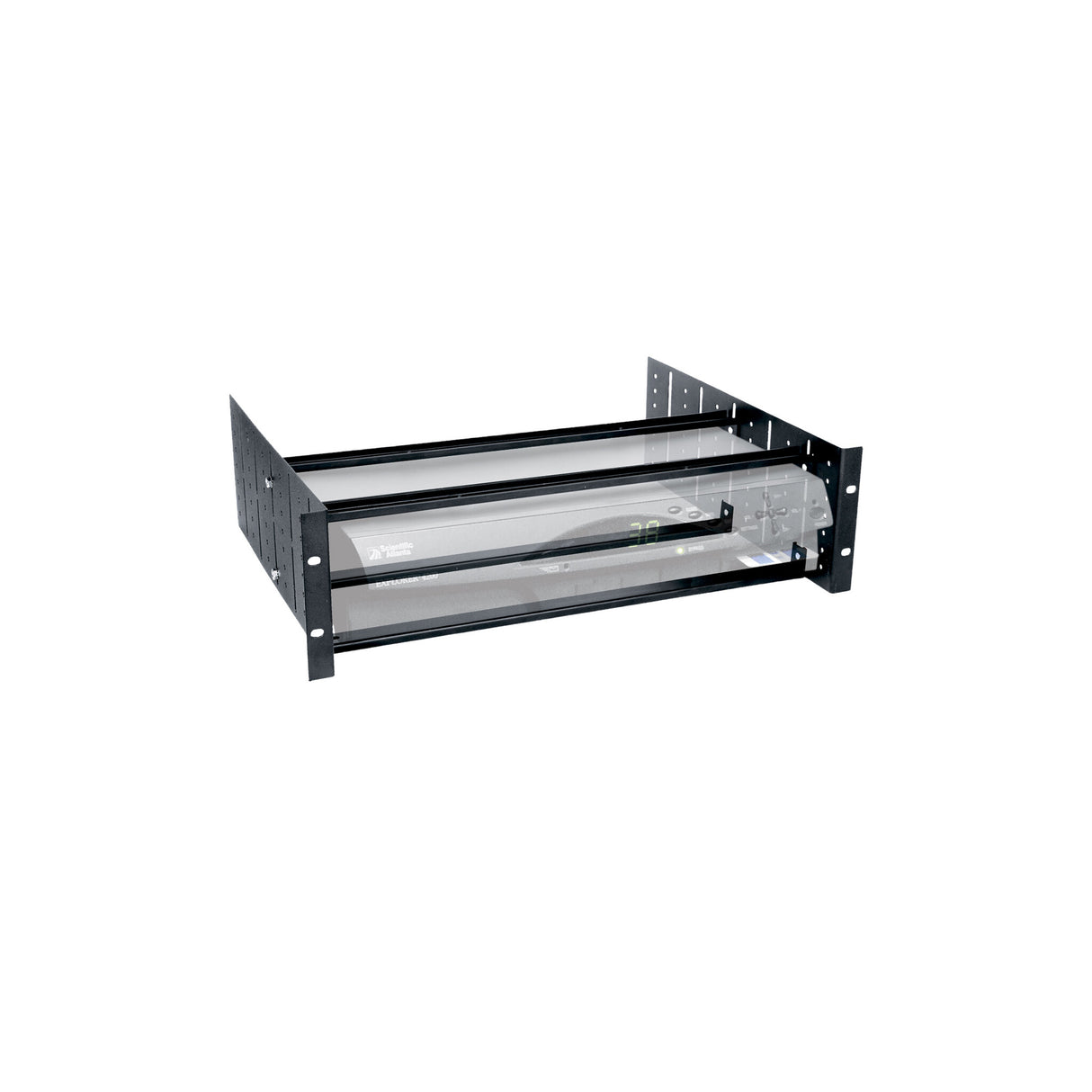 Middle Atlantic 3 RU Open Satellite & Cable Box Clamp Rackshelf