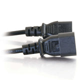 C2G 2ft (0.6m) 16 AWG 250 Volt Computer Power Extension Cord (IEC320C14 to IEC320C13) (TAA Compliant)