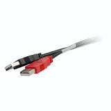 C2G 6ft (1.8m) USB 2.0 Two A Male to One Mini-B Male Y-Cable