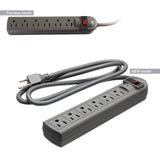 C2G 6-Outlet Power Strip with Surge Suppressor