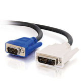 C2G 9.8ft (3m) DVI Male to HD15 VGA Male Video Cable