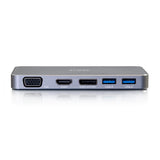 C2G USB-C® 7-in-1 Dual Display MST Docking Station with HDMI®, DisplayPortTM, VGA and Power Delivery