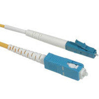 C2G 2m LC/SC LSZH Simplex 9/125 Single-Mode InfiniBand/fibre optic cable Yellow
