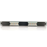 C2G 12-Port Cat5e 110-Type Patch Panel