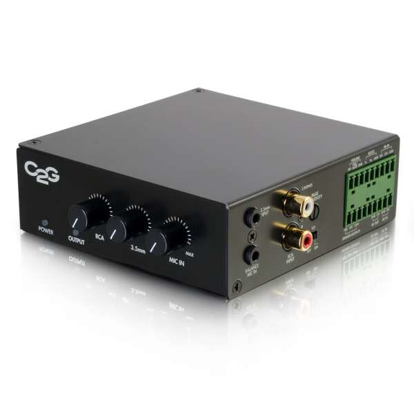 C2G 40881 audio amplifier Home Black