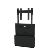 Chief Tempo Floor Support Mount and Frame, Black Powdercoat with Charcoal Gray Felt