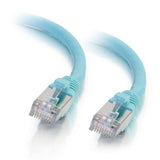 C2G 30ft Cat6a networking cable Aqua colour 9.1 m S/FTP (S-STP)