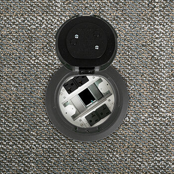 WIREMOLD 6ATC2PGY outlet box Grey