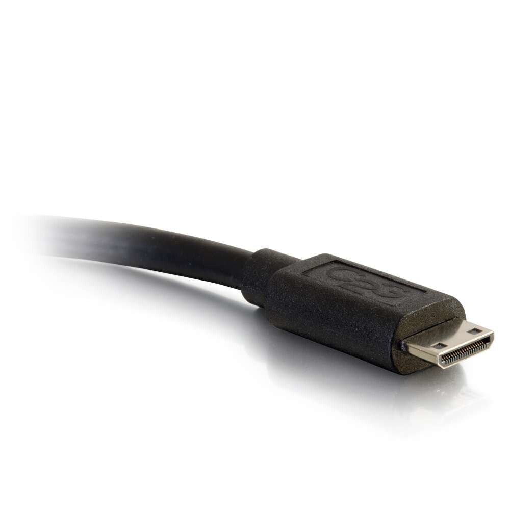 C2G 41353 video cable adapter 0.2032 m Mini-HDMI VGA (D-Sub) Black