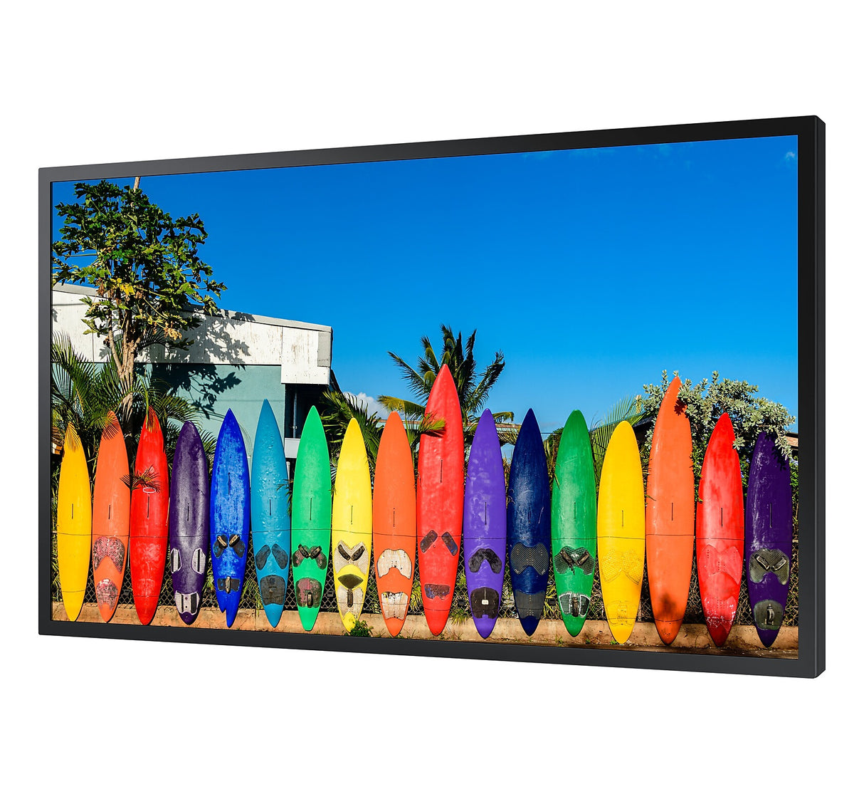 Samsung LH55OMBEBGBXZA Signage Display Digital signage flat panel 139.7 cm (55") LED Wi-Fi 3000 cd/m² 4K Ultra HD Black Tizen 5.0 24/7