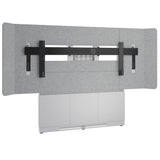 Middle Atlantic ForumTM Floor-to-Wall Mounted 66" (3 Bay) Display Stand for (1) 105" 21:9 Ultra-Wide Display, Light Finish