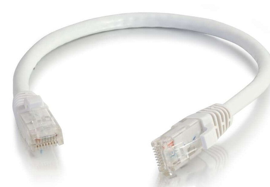 C2G 0.5ft (0.15m) Cat6 Snagless Unshielded UTP Ethernet Network Patch Cable - White