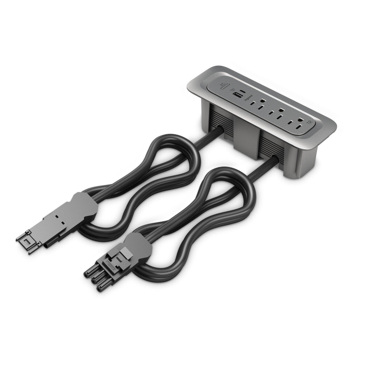 WIREMOLD MDCF3-MG power extension 0.91 m 3 AC outlet(s) Indoor Grey