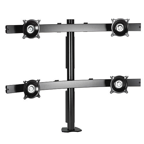Chief Widescreen Quad Monitor Desk Clamp Mount - KTC445B – DISCONTINUED