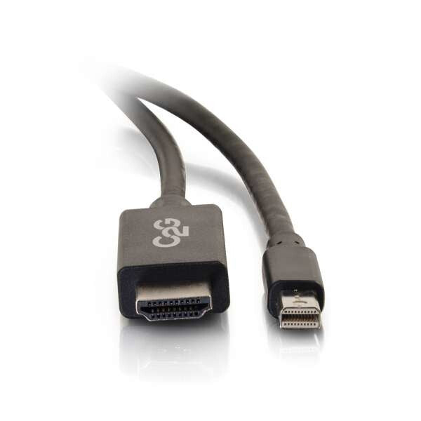 C2G 54422 video cable adapter 3.04 m Mini DisplayPort HDMI Black