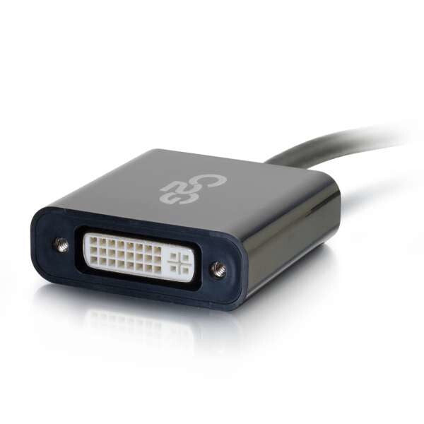 C2G 54318 video cable adapter Mini DisplayPort DVI-D Black
