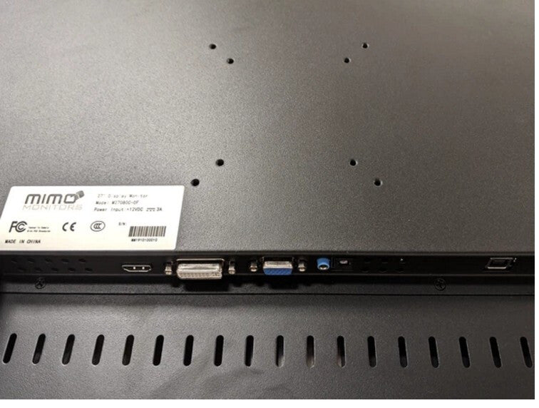 Mimo Monitors M32080C-OF Signage Display 81.3 cm (32") LCD 300 cd/m² WSVGA Black Touchscreen