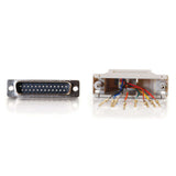 C2G RJ45 to DB25 Male Modular Adapter - Gray