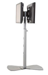 Chief Dual Display Floor Stand Silver