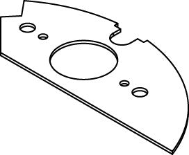 WIREMOLD CRFB-SR1-2 wall plate/switch cover