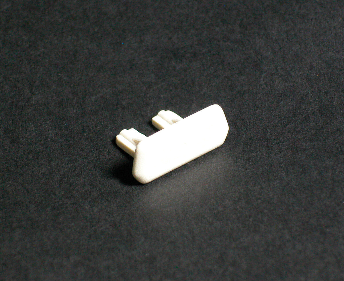 WIREMOLD 410B 400 Blank End Fitting in Ivory