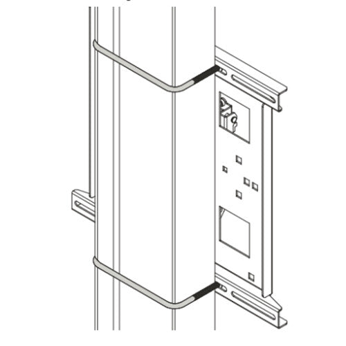 Chief Square 8" x 6" U-Bolt Set