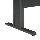 Middle Atlantic ForumTM 90" Angle Table for 5 to 7 People, 30" Seated Height, Asian Night Table Top with Dark Table Base