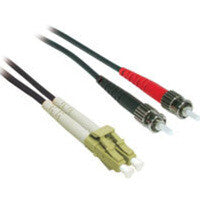 C2G 1m LC/ST Duplex 62.5/125 Multimode Fiber Patch Cable InfiniBand/fibre optic cable Black