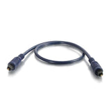 C2G 1.6ft (0.5m) VelocityTM TOSLINK® Optical Digital Cable