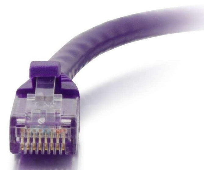 C2G 30ft (9.1m) Cat6 Snagless Unshielded UTP Ethernet Network Patch Cable - Purple