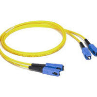 C2G 5m SC/SC Plenum-Rated Duplex 9/125 Single-Mode Fiber Patch Cable - Yellow InfiniBand/fibre optic cable