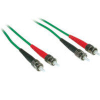 C2G 3m ST/ST Duplex 62.5/125 Multimode Fiber Patch Cable InfiniBand/fibre optic cable Green