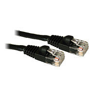 C2G 10ft Cat5E 350MHz Snagless Patch Cable Black networking cable 3 m