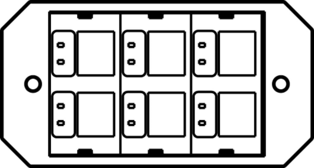 WIREMOLD 8ACT6A wall plate/switch cover