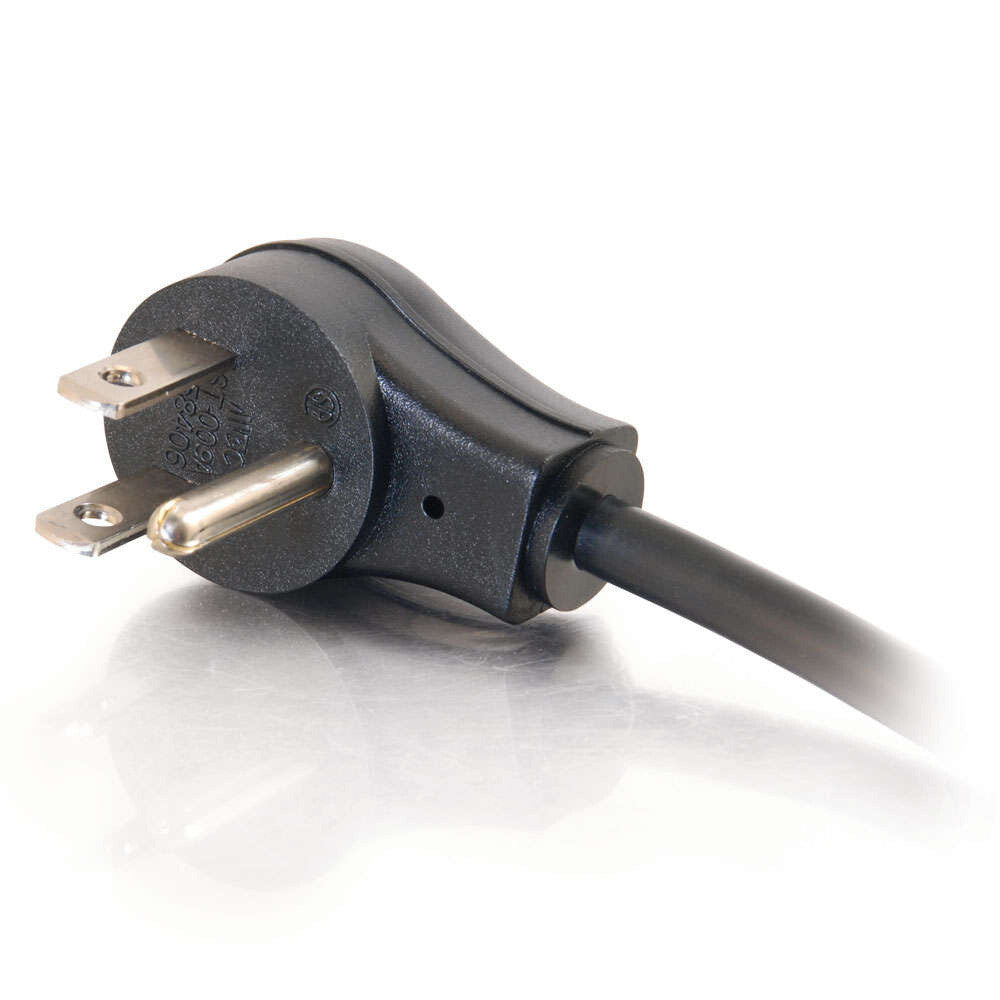 C2G 3ft (0.9m) 18 AWG Universal Flat Panel Power Cord (NEMA 5-15P to IEC320C13)