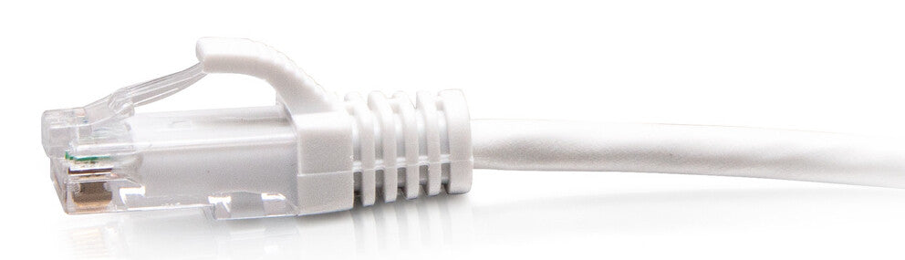 C2G 0.3m Cat6a Snagless Unshielded (UTP) Slim Ethernet Patch Cable - White
