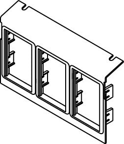 WIREMOLD C8005P-3ACT wall plate/switch cover