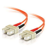 C2G 8m SC/SC Plenum-Rated Duplex 62.5/125 Multimode Fiber Patch Cable InfiniBand/fibre optic cable Orange