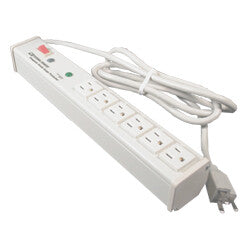 WIREMOLD M6BZ power extension 1.8 m 6 AC outlet(s) White