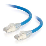 C2G 250ft (76.2m) HDBaseT Certified Cat6a Cable with Discontinuous Shielding - Plenum CMP-Rated - Blue
