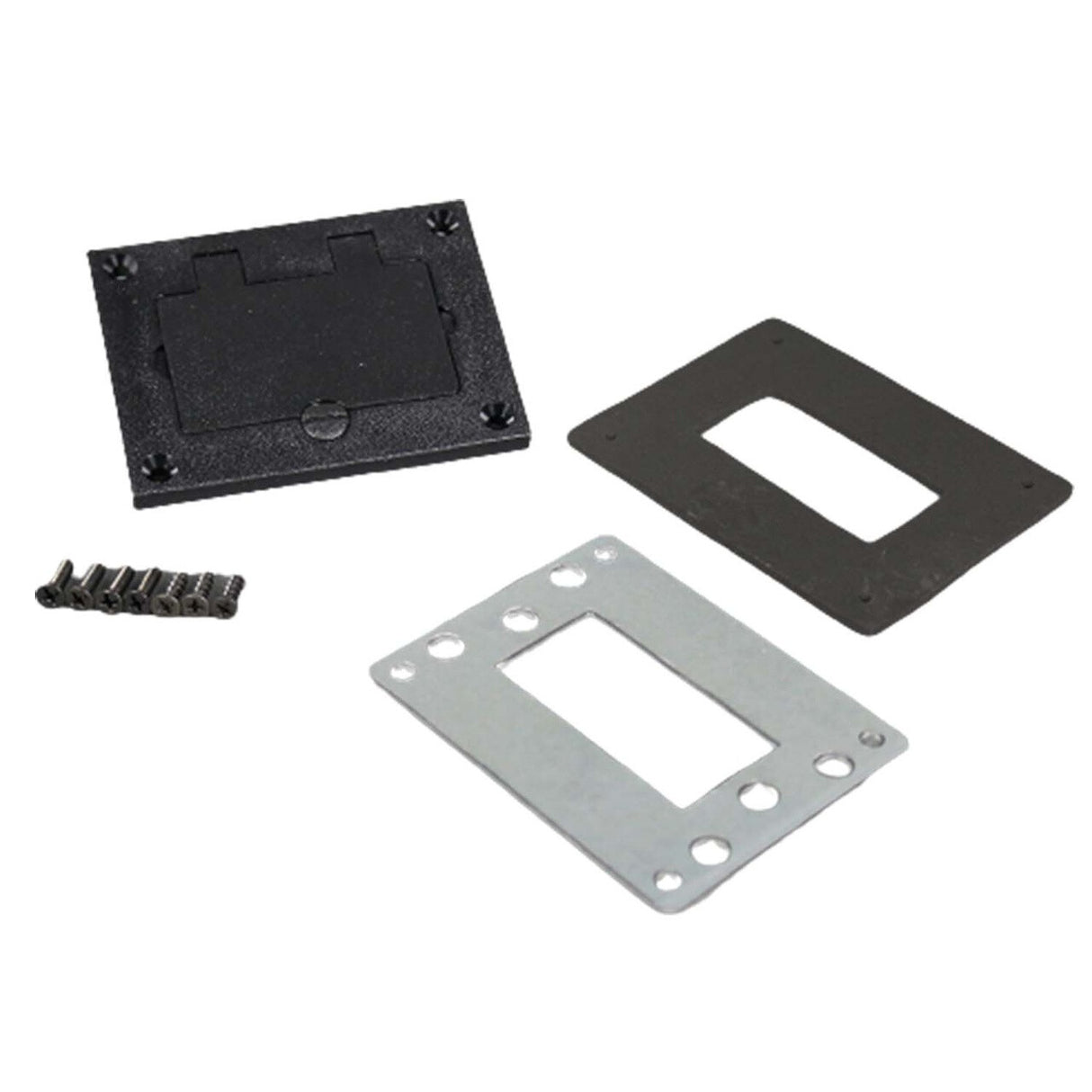 WIREMOLD 828PRGFI-BLK wall plate/switch cover Black