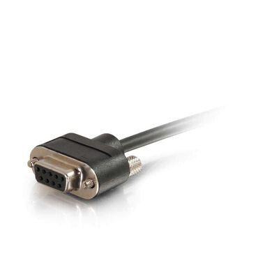 C2G 52152 serial cable Black 7.62 m DB9 F